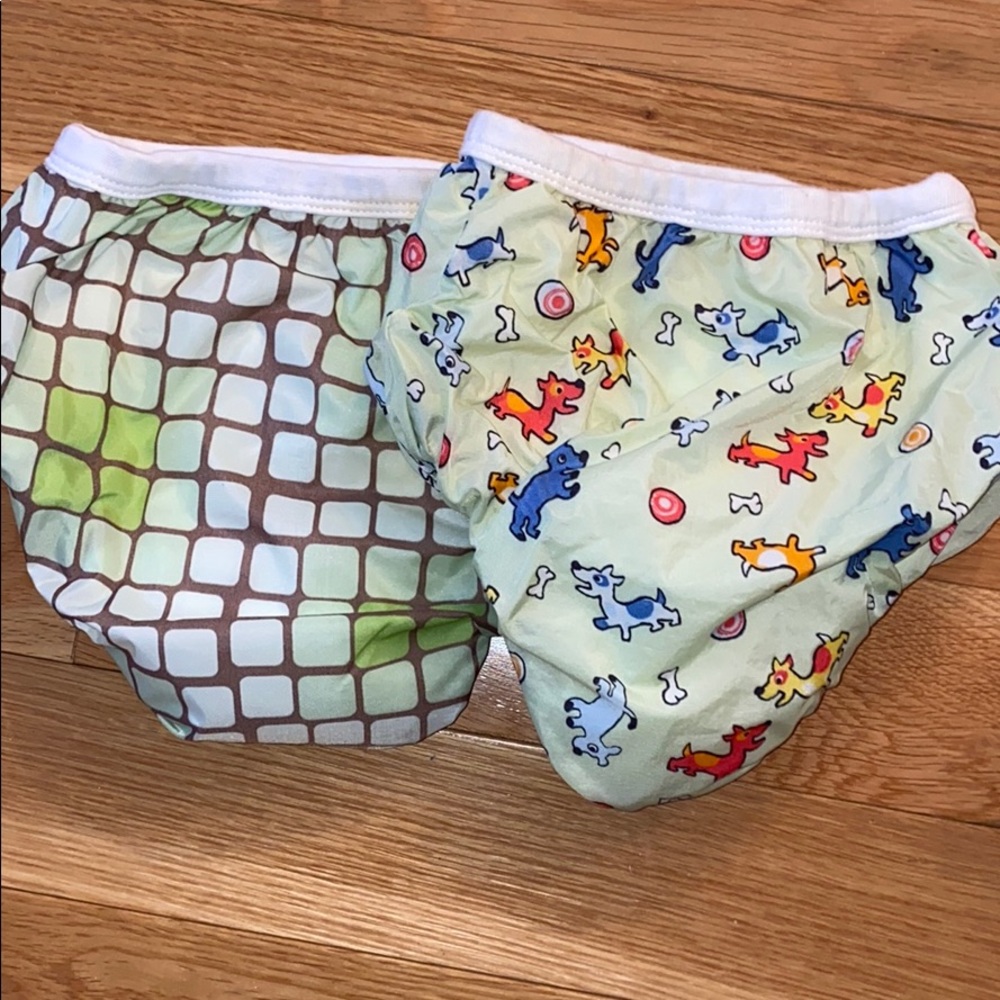Kushies reusable baby swim diapers size L/G.